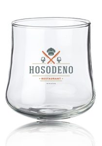 11 oz. Rose Bud Stemless Glasses
