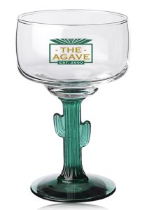 12 oz. Libbey Cactus Etched Margarita Glasses