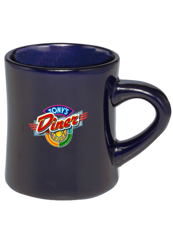12 oz. Thick Grip Glossy Ceramic Diner Mugs