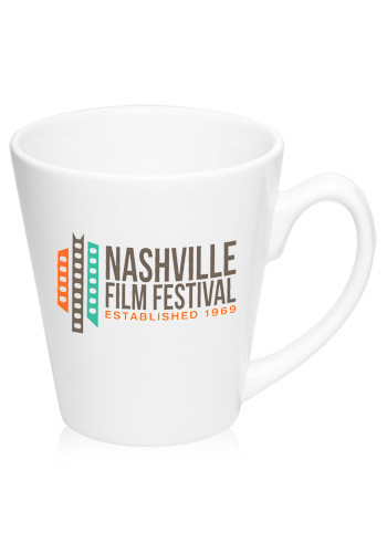 12 oz. Glossy Ceramic Latte Coffee Mugs