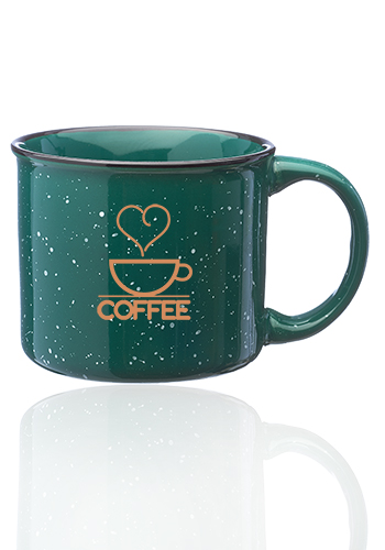 13 oz. Ceramic Campfire Coffee Mugs
