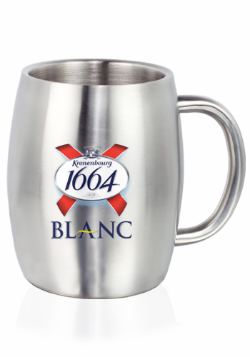 14 oz Agnes Stainless Steel Double Wall Mugs