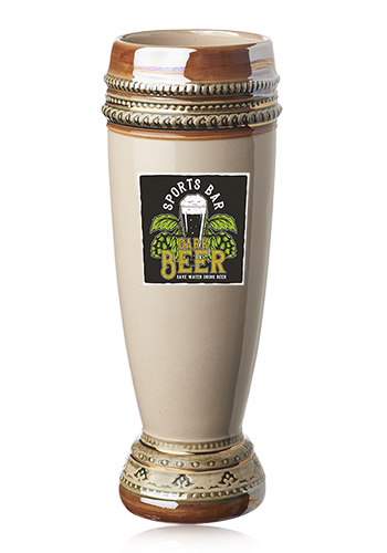 15 oz. Bremen Ceramic Pilsner Glass