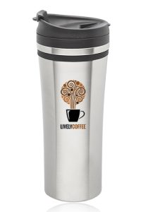 15 oz.  Mia Insulated Stainless Steel Travel Mugs