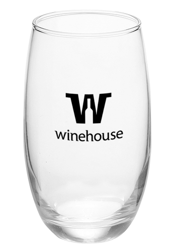 15 oz. Mikonos Clear Stemless Wine Glasses