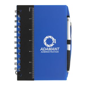 Good Value™ 5” x 7” Ruler Notebook with Flags and Stylus Pen