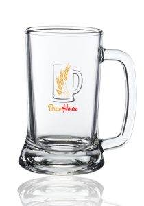 16.25 oz. Brussels Glass Beer Tankards