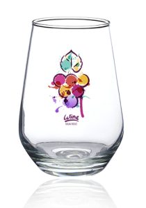 16 oz. Vaso Silicia Stemless Wine Glasses