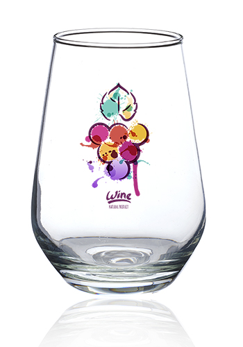 16 oz. Vaso Silicia Stemless Wine Glasses