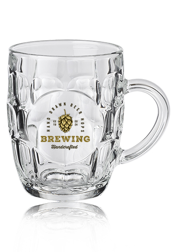 20 oz. ARC Britannia Glass Beer Mugs