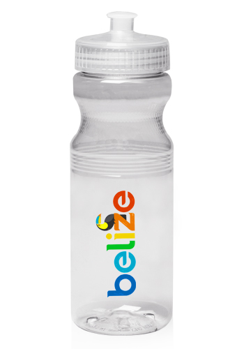 24 oz. Poly-Clear Bike Water Bottles