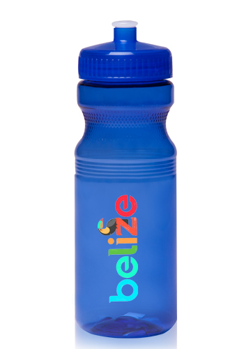 24 oz. Poly-Clear Bike Water Bottles - Image 3