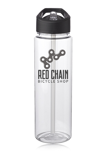 24 oz. Borneo Plastic Water Bottles with Carrying Handle