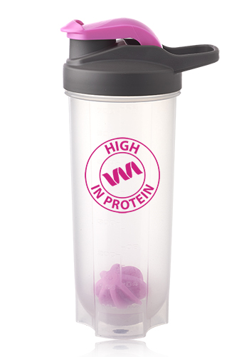 24 oz. Plastic Shaker Bottles with Mixer