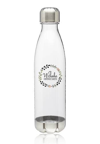 25 oz. Levian Plastic Cola Shaped Water Bottles