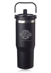 30 oz. Bronx Stainless Travel Mug with Carrying Handle