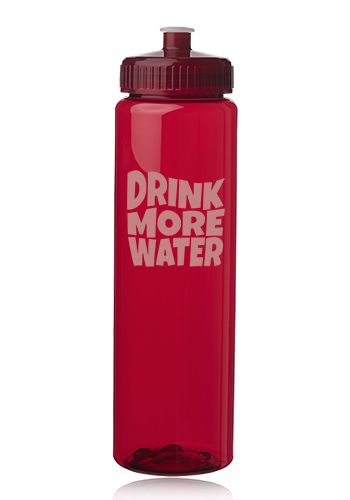 32 oz. Poly-Clear Plastic Water Bottles - Image 3