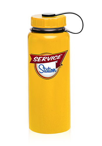 34 oz. Stainless Steel Sports Bottles with Lid