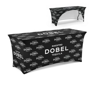 6 ft Stretch Tablecover (3 Sided) Open Back