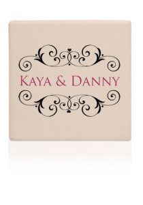 4" Square Ceramic Coasters