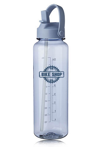 40 oz. Stella Plastic Water Bottle with Measurements