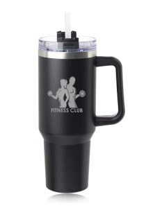 40 oz. Alps Stainless Steel Travel Mugs with Handle
