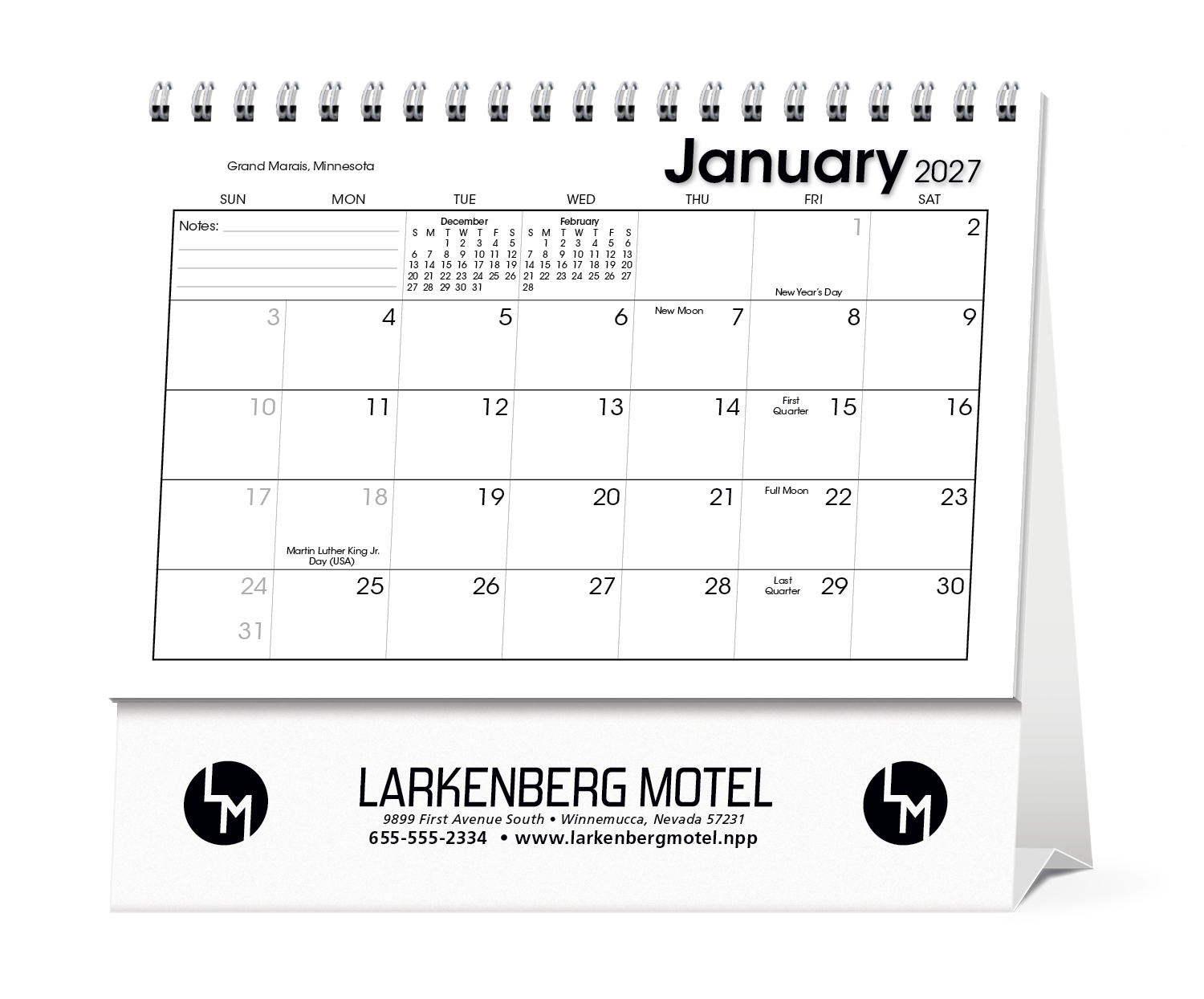 Triumph® Calendars Scenic Moments Large Desk Calendar
