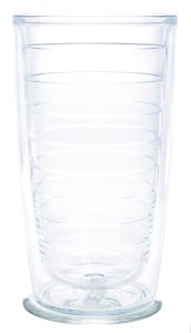 Clear Tumbler With Frosted Lid