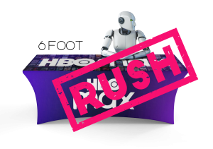 RUSH 6 ft Stretch Tablecover