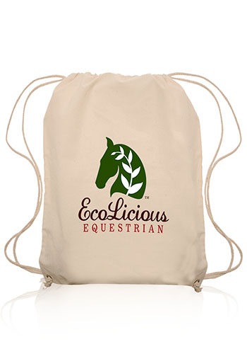 Cotton Drawstring Tote Bags