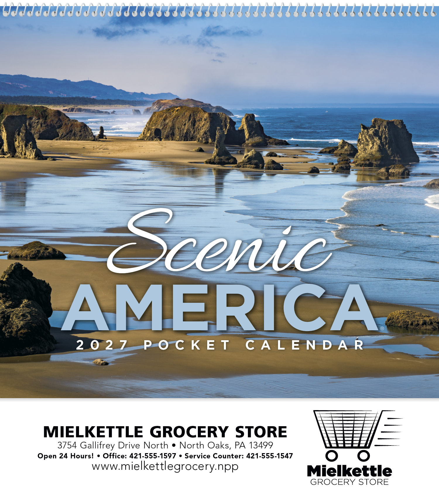 HotLine® Products Scenic America® Pocket Calendar