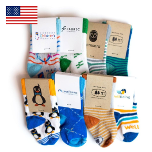Custom Knit Cotton Crew Baby/Toddler Socks