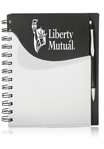 Spiral Notebooks with Front Pocket