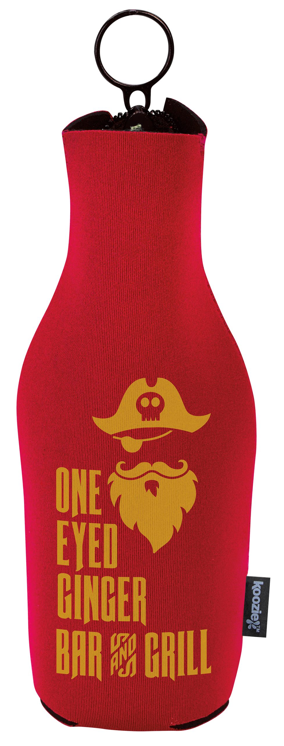 Koozie® Neoprene Zip-Up Bottle Cooler