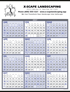 Triumph® Calendars Span-A-Year Calendar