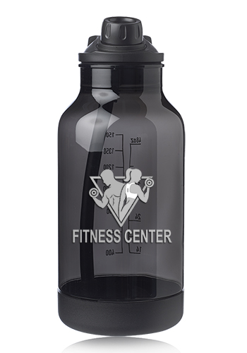 64 oz. Plastic Sports Bottles with Capacity Markings