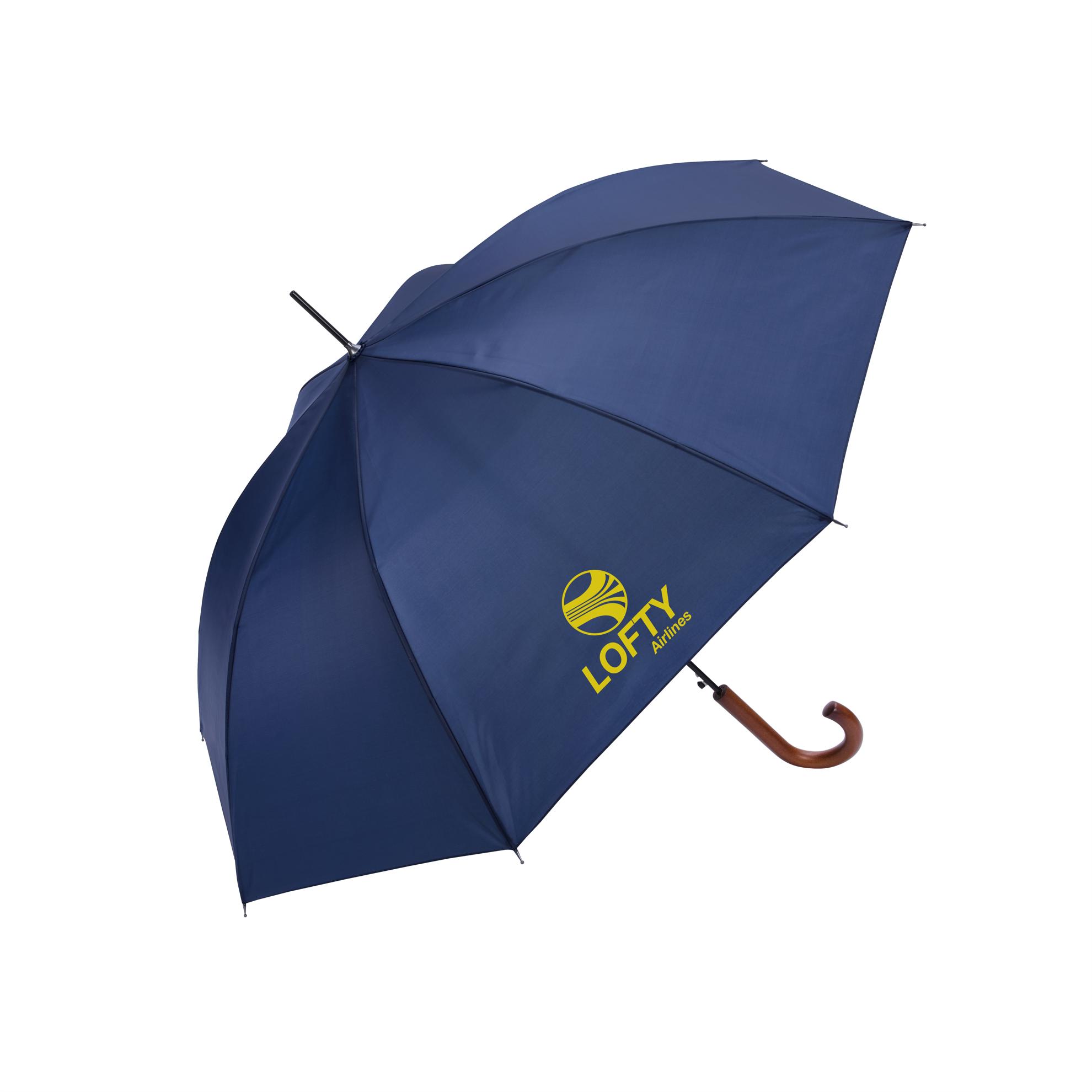 Shed Rain™ 48″ Wood-Handled Auto-Open Stick Umbrella