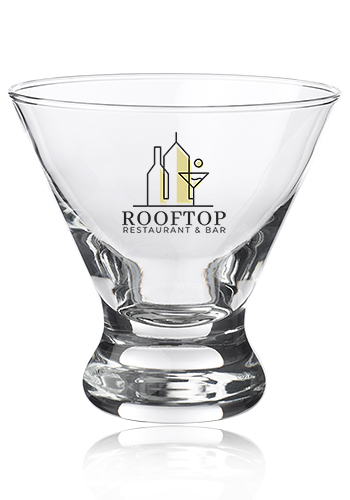 8.25 oz. Libbey Cosmopolitan Stemless Martini Glasses