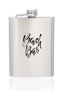 8 oz. Verano Stainless Steel Hip Flasks
