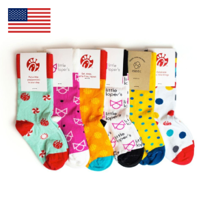Custom Knit Cotton Crew Youth/Kid Socks