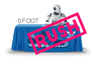 RUSH 6 ft Throw Tablecover