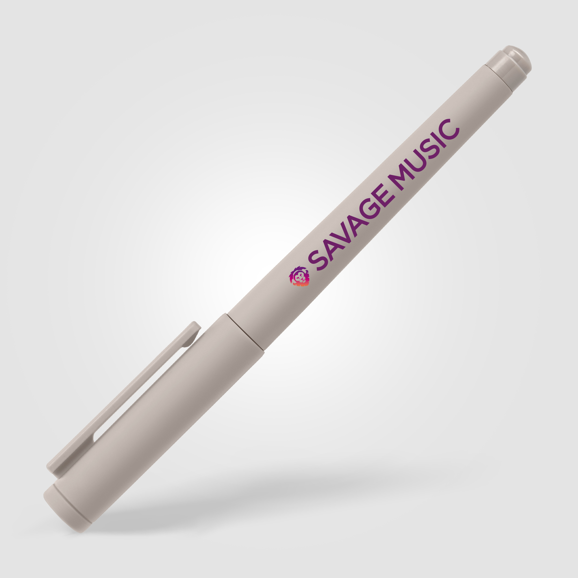 Aeris Recycled Plastic Monochrome Gel Pen - Image 3
