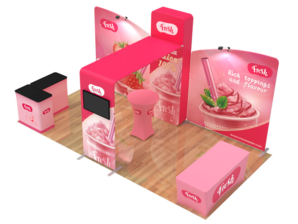 10x20ft Custom Booth Q - Image 2