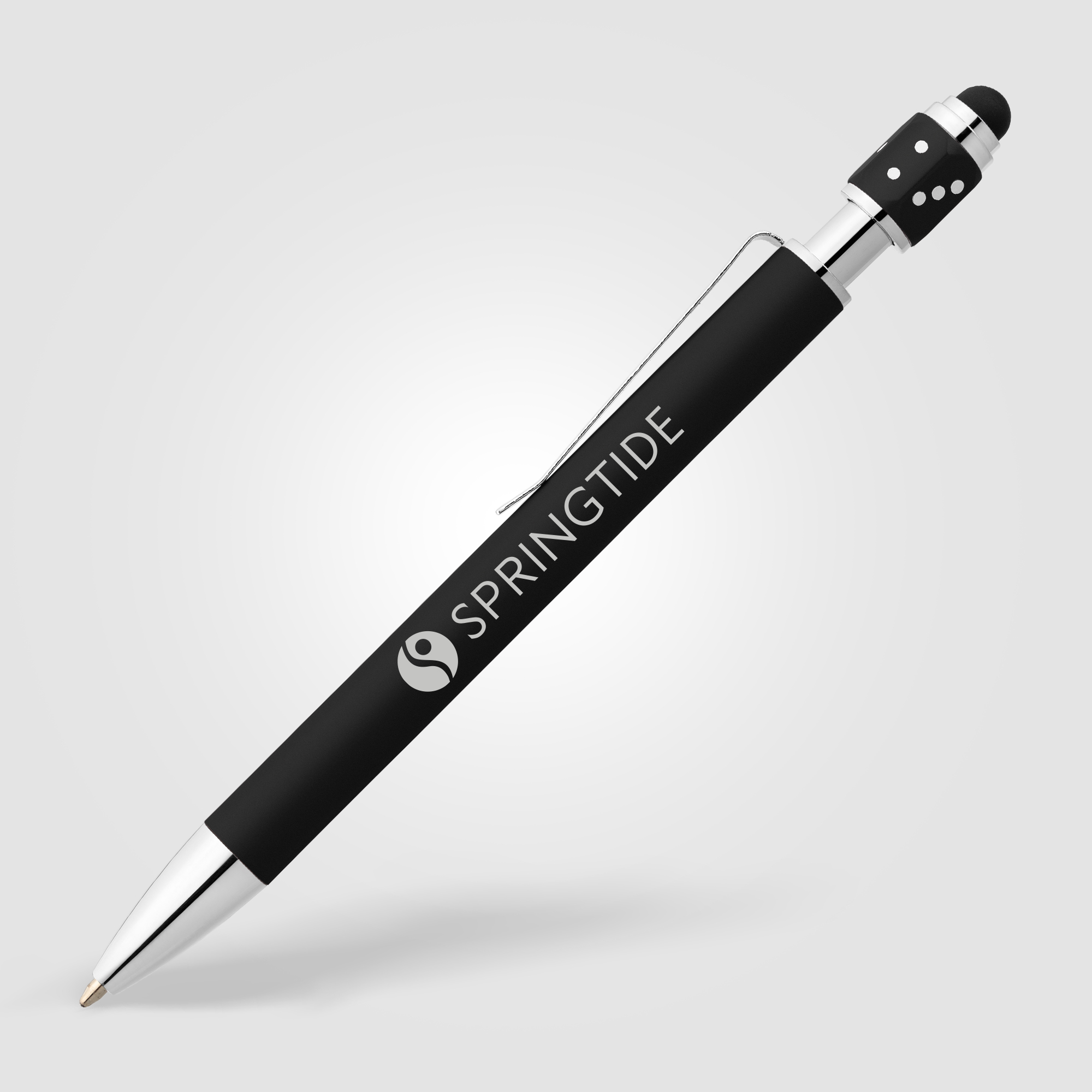 Ace Recycled Aluminum Hex-Dice Spinner Pen - Image 2