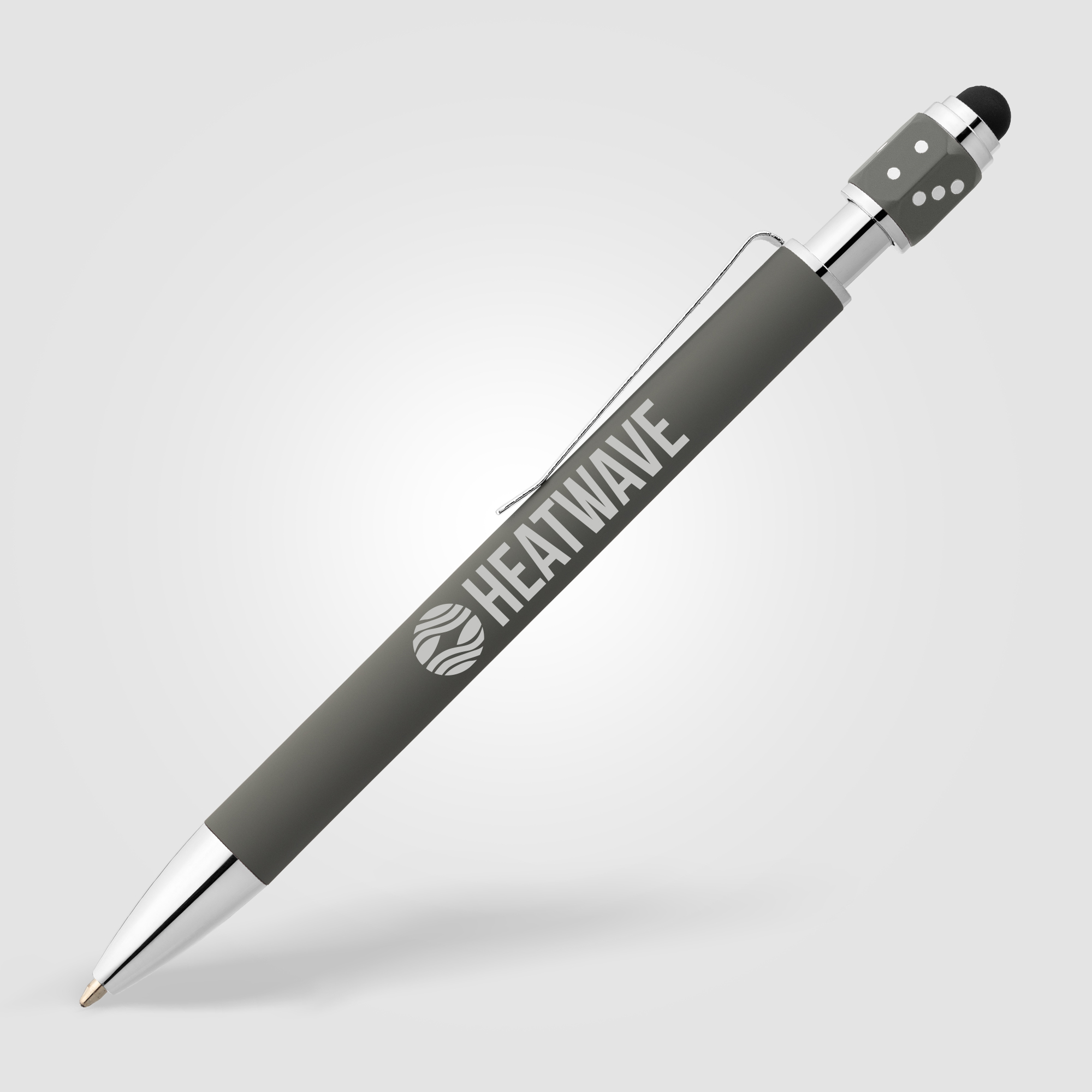 Ace Recycled Aluminum Hex-Dice Spinner Pen - Image 7