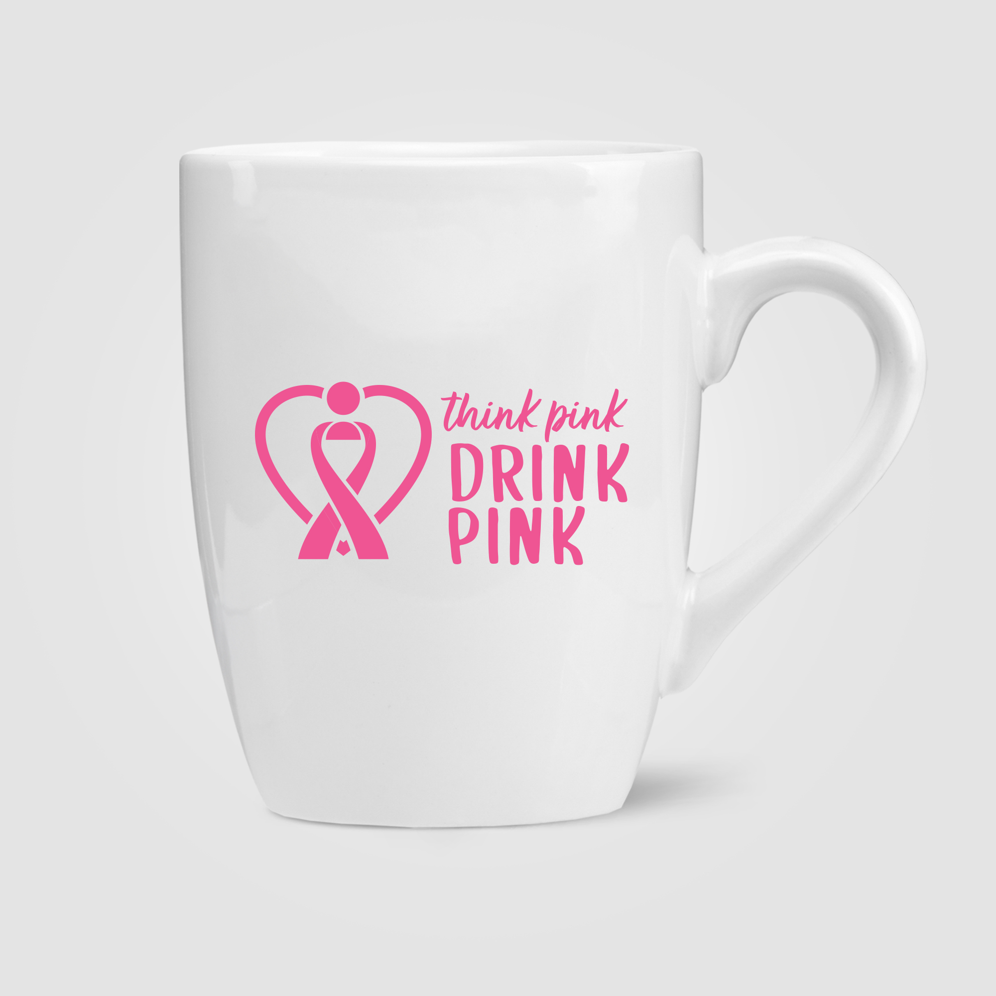 13 oz. Ceramic Bistro Mug – White