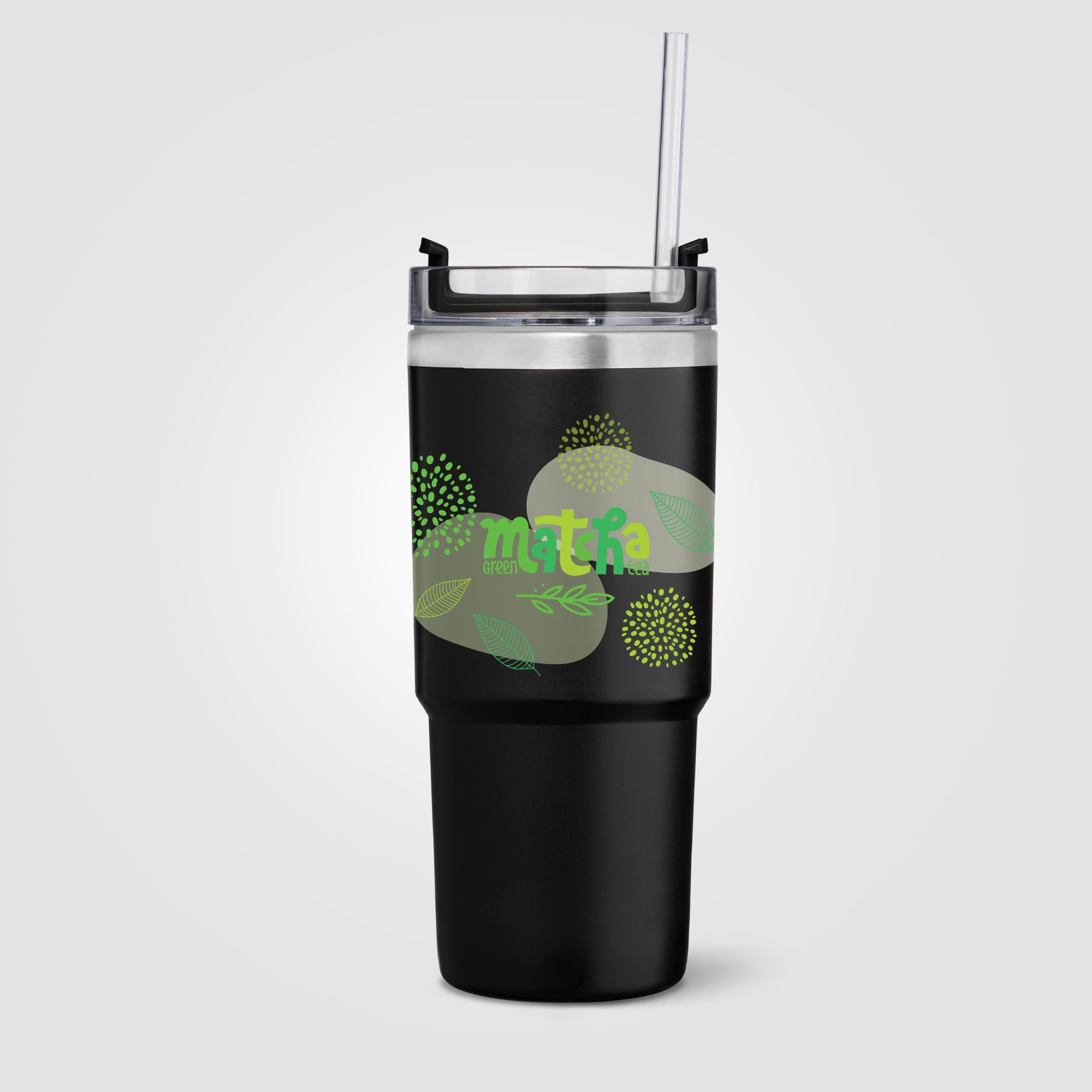 Rime Recycled Stainless Steel Double Wall Leakproof  Straw Tumbler – 25oz