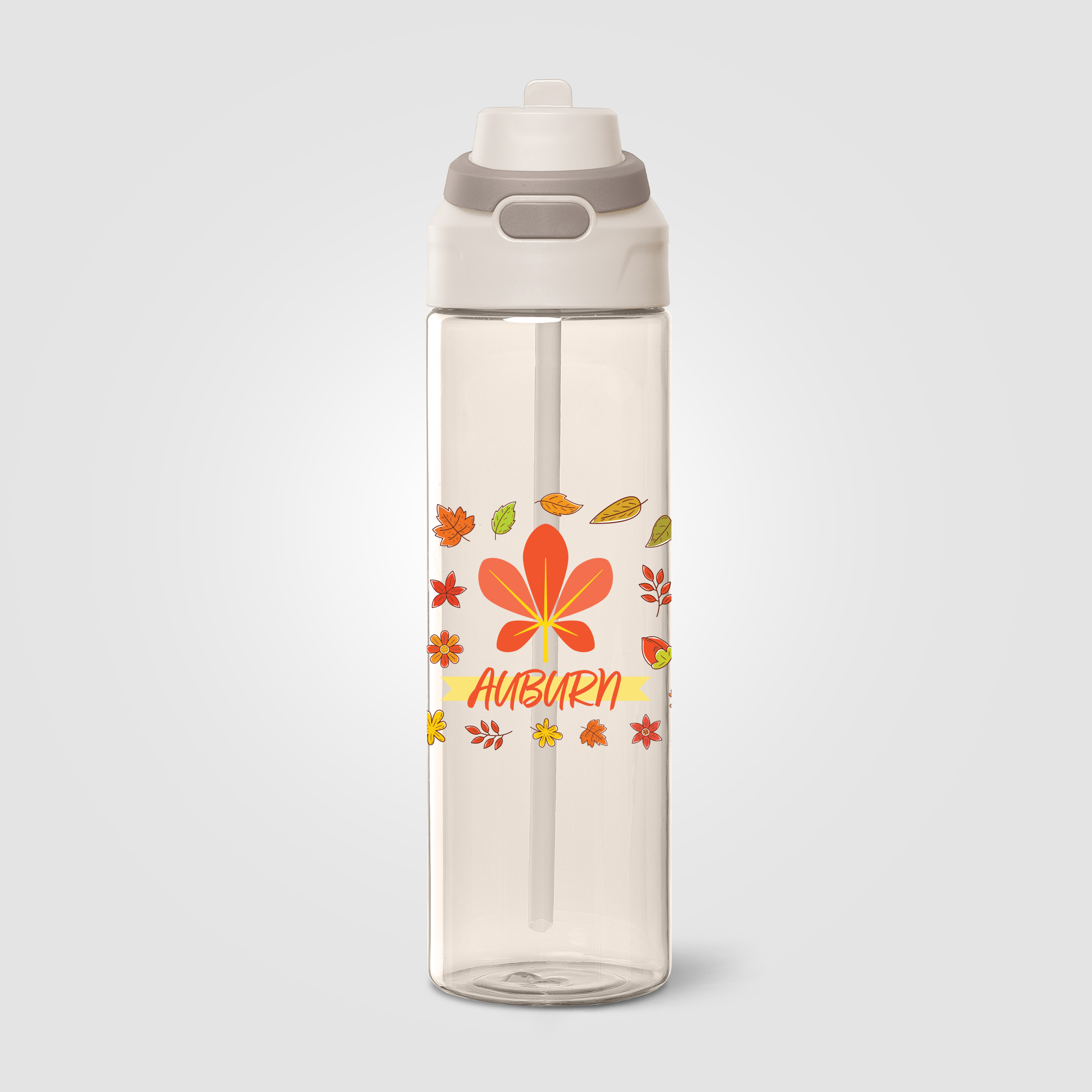 Lynk rPET Flip-Straw Single Wall Bottle - 28 oz. - Image 2