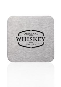 Carson Stainless Steel Square Drink Coasters