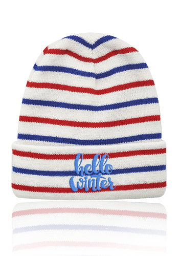Caribou Striped Knitted Beanies - Image 6